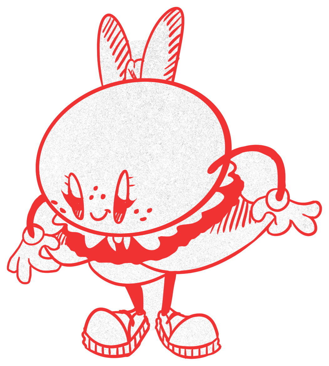 Burger lady character